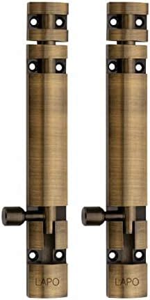 LAPO Premium Aluminum Tower Bolt 6 Inch, Tower Bolt for Main Door and ...