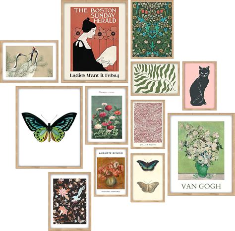 Amazon.com: 97 Decor Eclectic Wall Decor - Vintage Eclectic Wall Art ...