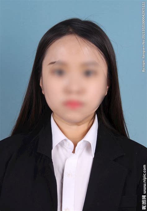 证件照女服装设计图__其他模板_摄影模板_设计图库_昵图网nipic.com