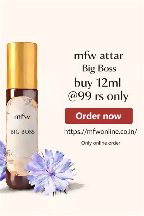 MFW Alcohol Free attar perfumes 12 ml Roll on buy @99 only (big boss ...