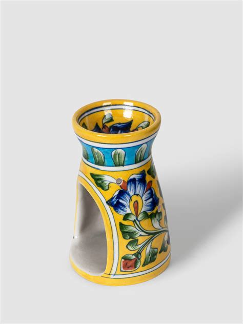 Blue Pottery Handmade Aroma Oil Diffuser – NEERJA INTERNATIONAL INC