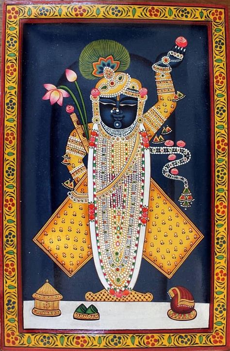 Pichwai Painting Shreenathji Darshan Indian Art Hand Painted - Etsy India