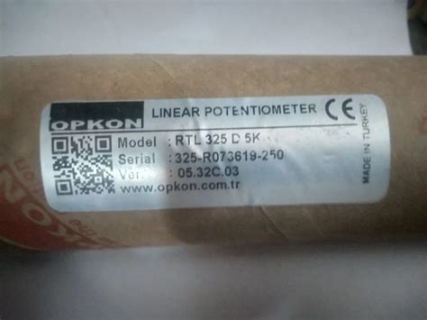 Linear Potentiometer - OPKON SLPS Linear Potentiometer 10 mm -100 mm ...