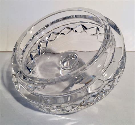 Vintage Heavy Lead Crystal Ice Bucket Biscuit Cookie Candy Jar Cut Glass | #4556543822