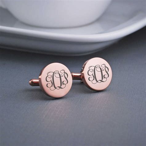 Image result for Monogram Cufflinks