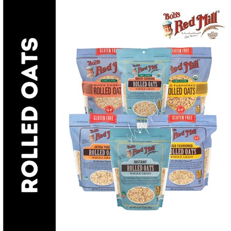 Bob's Red Mill Organic Gluten Free Rolled Oats (Instant / Quick Cooking ...