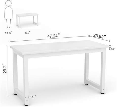 Tribesigns Modern Simple Computer Desk, 47 inch India | Ubuy