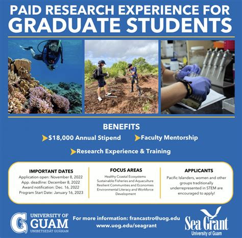 UOG Sea Grant launches Graduate Research Experience program with NOAA ...