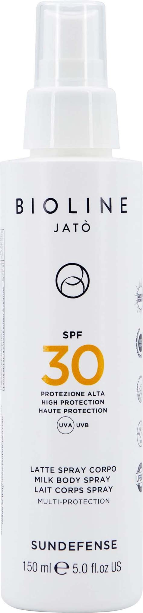 Bioline Jatò SPF 30 High Protection Milk Body Spray Multi-Protection ...