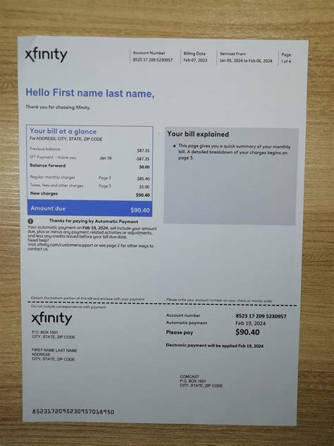 Xfinity Bill Pay