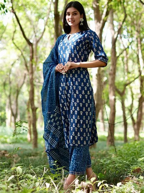 Indigo Collection - Buy Indigo Colour Dresses Online in India | Libas