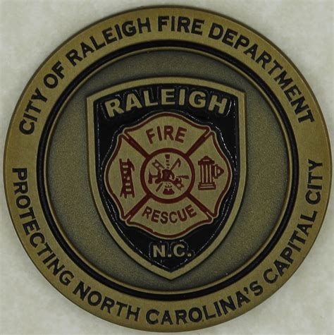 Raleigh, NC Fire Department Challenge Coin – Rolyat Military Collectibles
