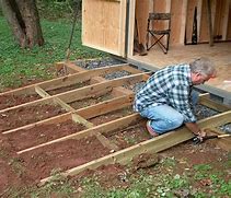 Image result for How to Build a Ramp for Outdoor Shed