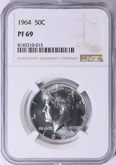 1964 Kennedy Half Dollar NGC Proof-69 (Item 1796465) | GreatCollections ...