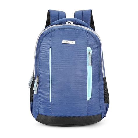 Buy Aristocrat Unisex Solid Pattern Arc Laptop Backpack Blue (Blue ...