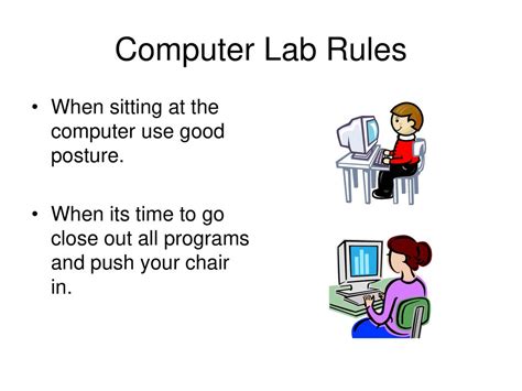 Image result for Computer Lab Rules for Kids