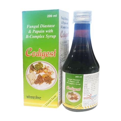 CODIGEST Syrup Pharma Drugs Chemicals
