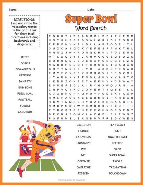 Super Bowl Word Search Kim Bos | 🏈 Last Day To Grab And Use The