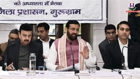 CM chairs District Grievances Redressal Committee meeting at Gurugram ...