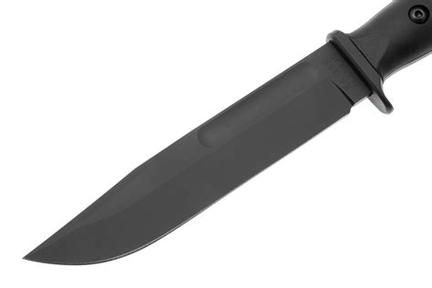 KA-BAR Slabby 1310, Black 1095 Cro-Van Clip Point, Black GFN fixed ...