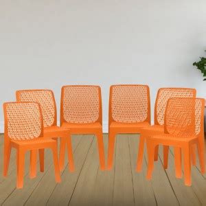 ITALICA Oxy Plastic Chair/Stackable Plastic Chair Set/Strong & Sturdy ...
