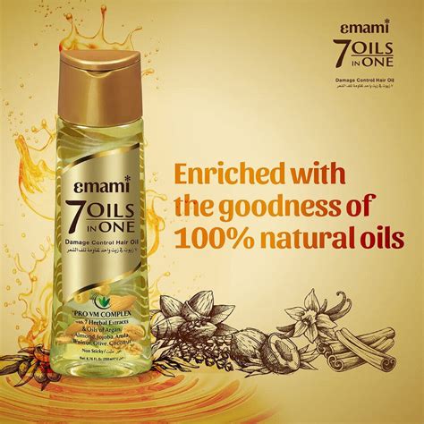 Emami 7 Oils in One Non Sticky Hair Oil - 100ml – KartWalk