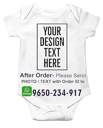 Buy I AM ROMPER Unisex Baby Romper personlized customise dress rompers ...