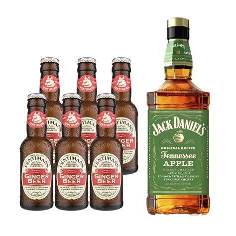 Jack Daniels Apple Whiskey + Fentimans Ginger Beer (Whisky & Mixer ...