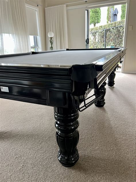 NPC Pool Snooker Billiard Table 9ft Royal DELUXE Walnut With Green Felt