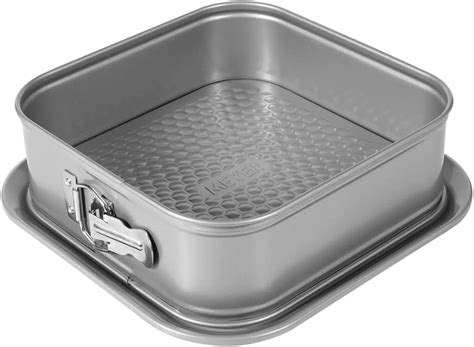 Meyer Bakemaster Carbon Steel Non Stick Square Springform Cake Pan ...