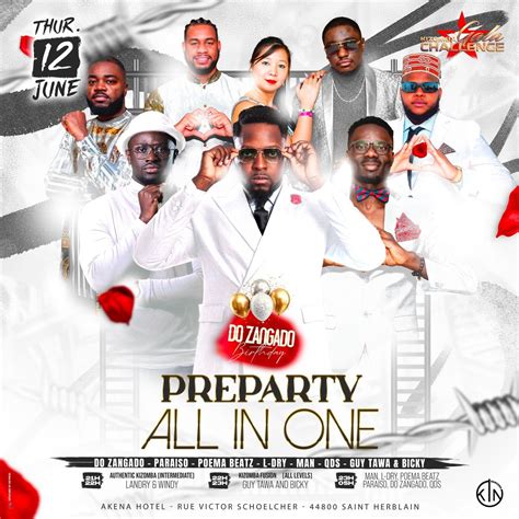 PREPARTY Kizomba Gala Challenge | ALL IN ONE - Love Edition , Hôtel ...