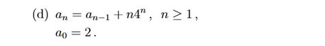 Image result for First Order Recurrence Relation