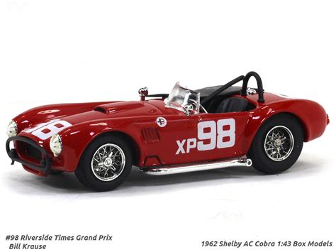 1962 Shelby AC Cobra #98 Bill Krause 1:43 Box Models diecast Scale ...