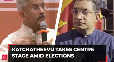 Katchatheevu island row: 'Don’t see a necessity to recommence it', says ...