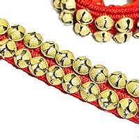Soul Brass Ghungroo with Red Adjustable Pad Ghungroos And Velvet pad ...