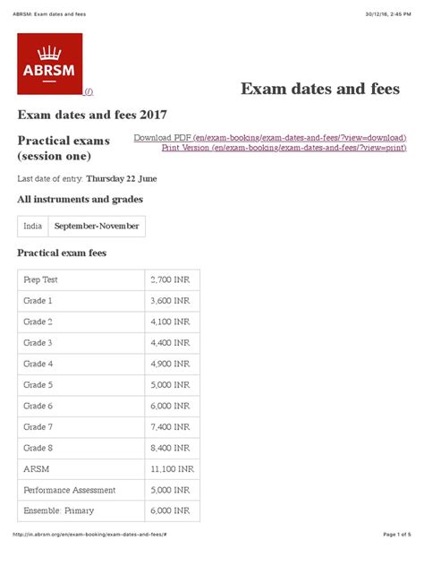 Image result for ABRSM Exam Code Example