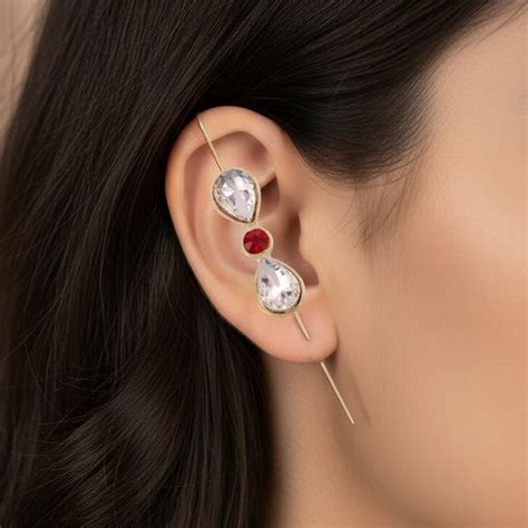 Anti-Tarnish High Quality Crystal Earrings