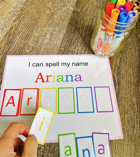 Name Spelling Activity | Learn to Spell My Name Game | Preschool Name ...