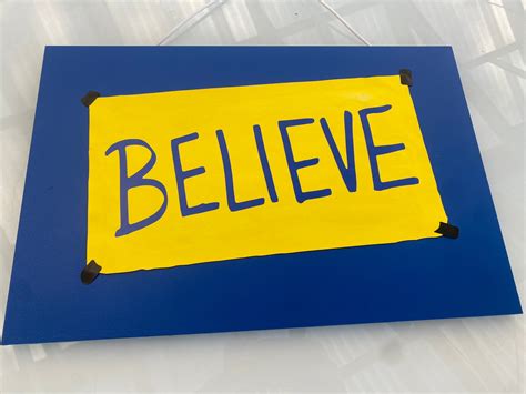 Ted Lasso Believe Sign Printable Pdf - Printable Free Templates