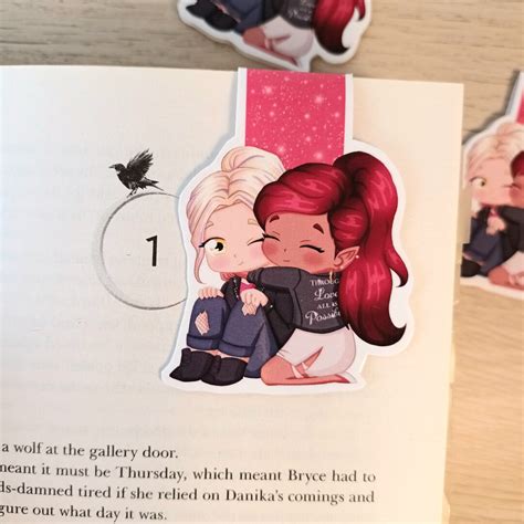 Bryce & Danika Crescent City Magnetisches Lesezeichen - Etsy.de