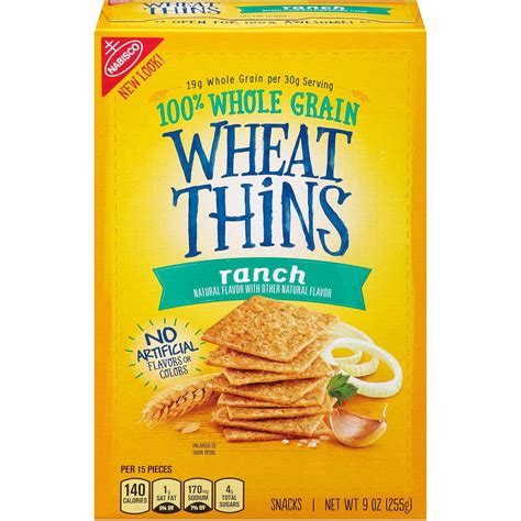 Amazon.com: Wheat Thins Ranch Crackers, 9 Ounce (Pack of 6)