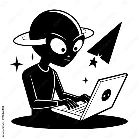 Image result for Alien Face Laptop