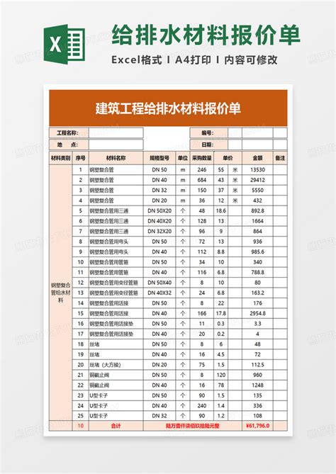 水电报价（弱电综合布线）.doc_电气资料_土木在线