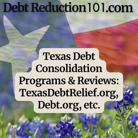Texas Debt Consolidation Programs and Reviews: TexasDebtRelief.org ...