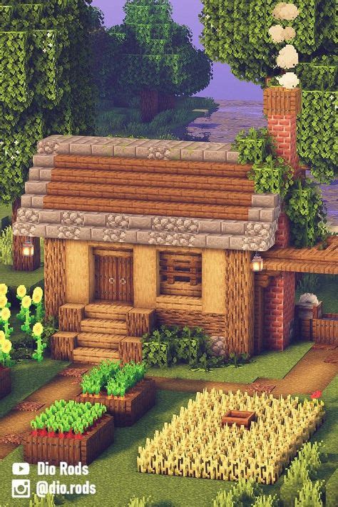 Image result for Simple Minecraft House Back Yard