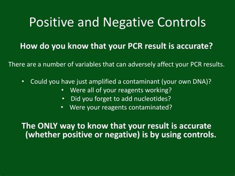 Image result for Positive Control vs Negative Control Examples