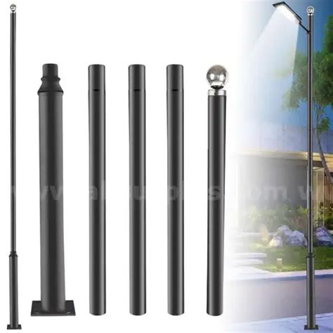 UNDADE 16Ft Tall Street Light Pole - Outdoor Adjustable | AllSurplus ...