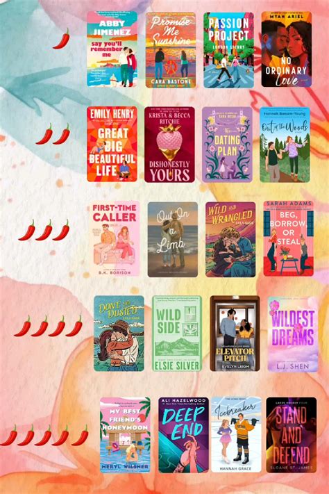 Contemporary Romance Recs Ranked by Spice 🌶️ | Books to read, Good ...