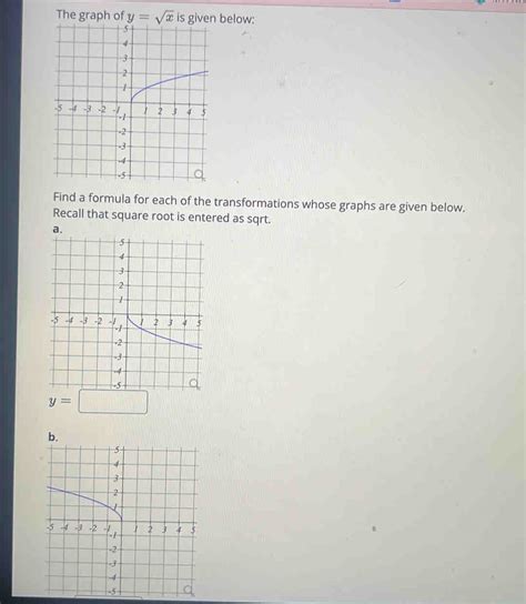 Solved: below: Find a formula for each of the transformations whose ...