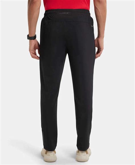 Buy Recycled Microfiber Elastane Stretch Trackpant with Zipper Pockets ...